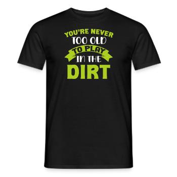 Retirement plan gardener funny gift gardening - T-shirt homme - noir - Devant - AI Model Male 178 light (178cm)