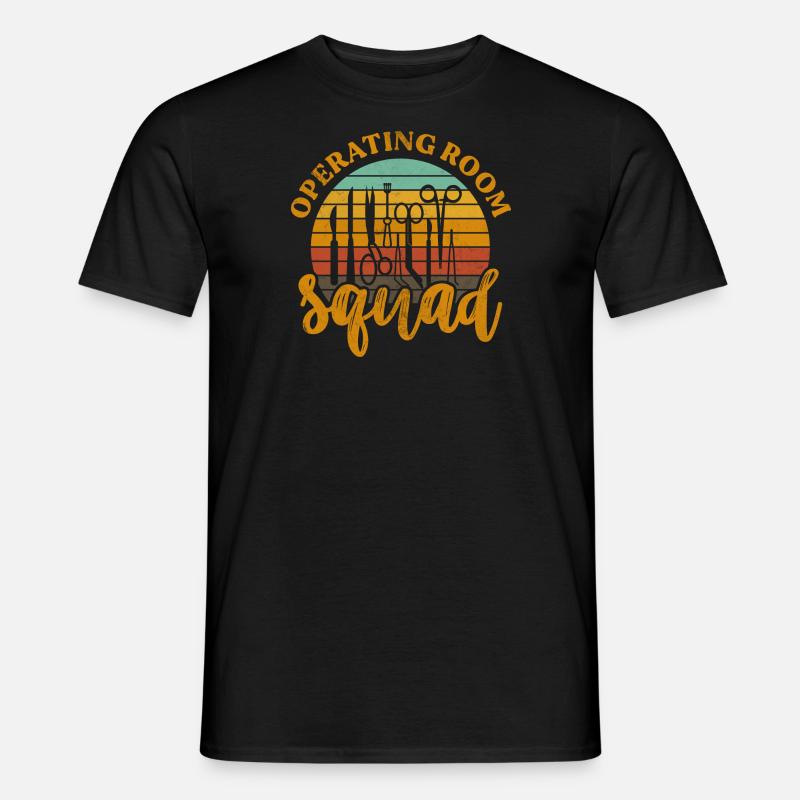 Operating room squad Surgical Technologist - Männer T-Shirt - Schwarz