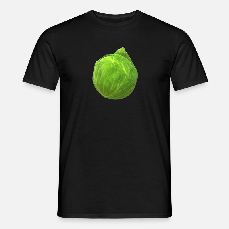 Kohl das gesunde Gemüse - Männer T-Shirt - Schwarz