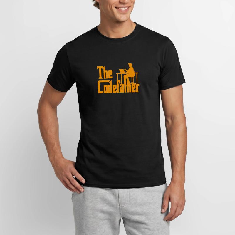 The Codefather Coding Programmer Gift Men's T-Shirt