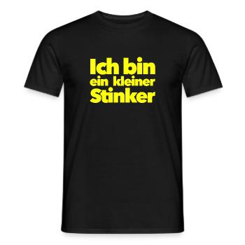 Ich bin ein kleiner Stinker - Spaß - Männer T-Shirt - Schwarz - Vorne - AI Model Male 178 light (178cm)
