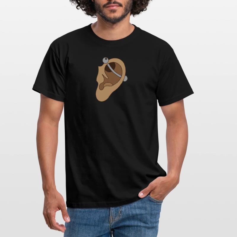 Ear piercing - piercing Men's T-Shirt