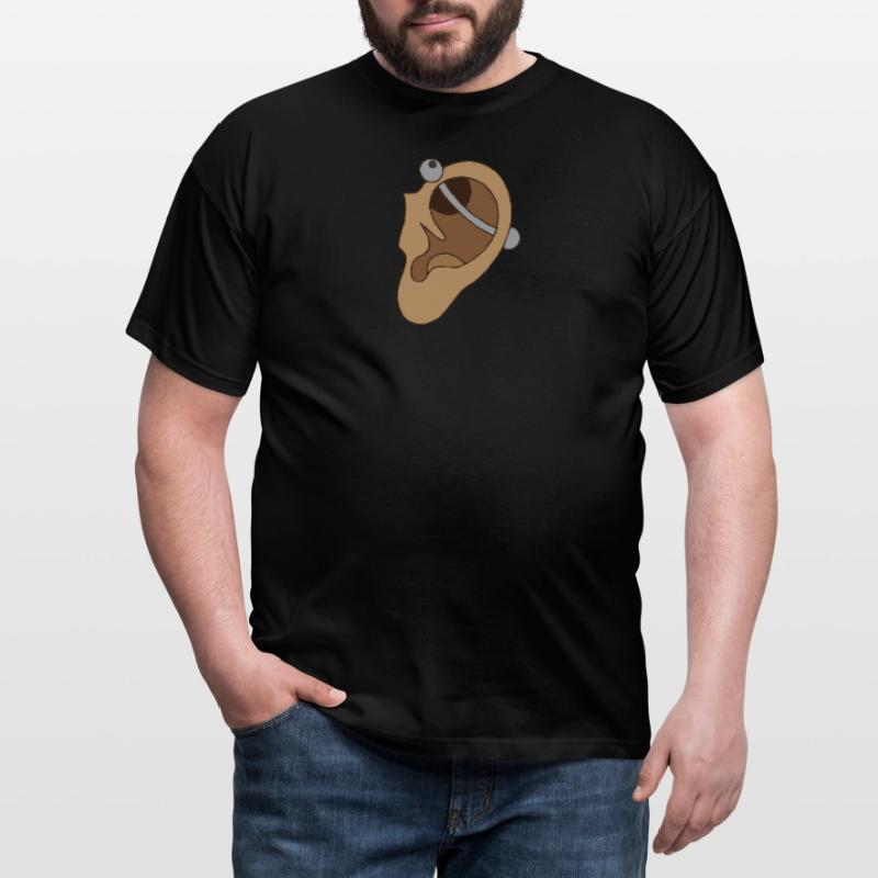 Ear piercing - piercing Men's T-Shirt
