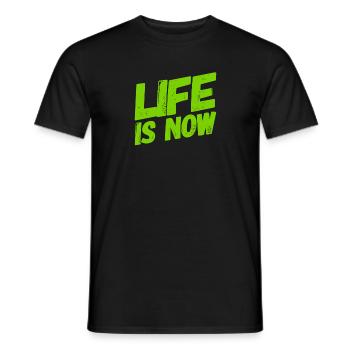 carpe diem - Men's T-Shirt - black - Front - AI Model Male 178 light (178cm)