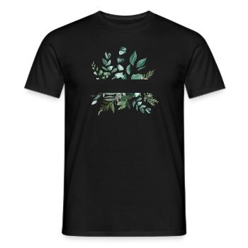 Botany customizable - Men's T-Shirt - black - Front - AI Model Male 178 light (178cm)