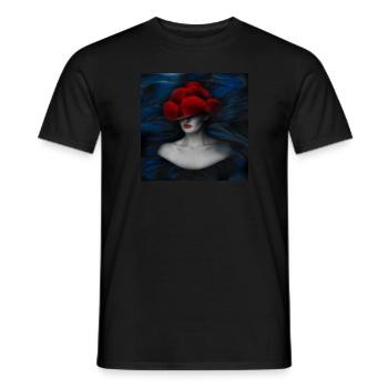 Schwarzwald Lady ART 3.0 - Männer T-Shirt - Schwarz - Vorne - AI Model Male 178 light (178cm)