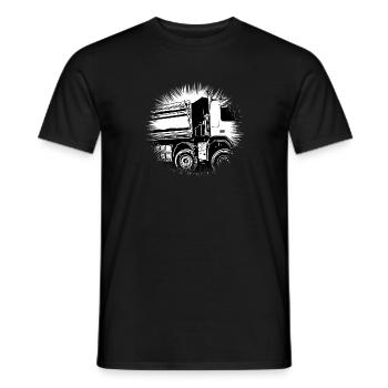 Camions - T-shirt homme - noir - Devant - AI Model Male 178 light (178cm)