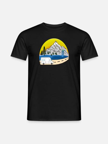 VAN LIFEVAN LIFE VANLIFER NOMADS - Men's T-Shirt - black