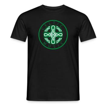 Celtic music - T-shirt homme - noir - Devant - AI Model Male 178 light (178cm)