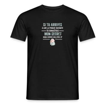 Je Vais Être Grand Frère - T-shirt homme - noir - Devant - AI Model Male 178 light (178cm)