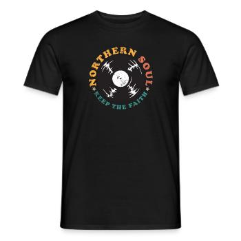 Âme du Nord Gardez la foi - T-shirt homme - noir - Devant - AI Model Male 178 light (178cm)