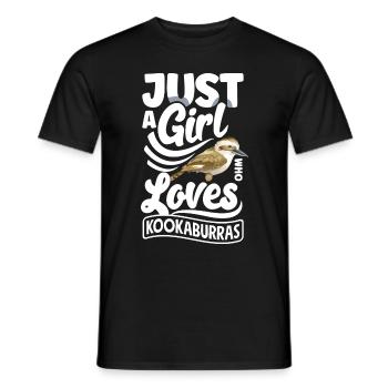 Ornithologie ornithologique juste une fille qui aime - T-shirt homme - noir - Devant - AI Model Male 178 light (178cm)
