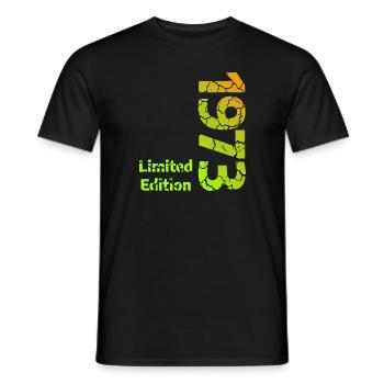 1973 Édition limitée - T-shirt homme - noir - Devant - AI Model Male 178 light (178cm)