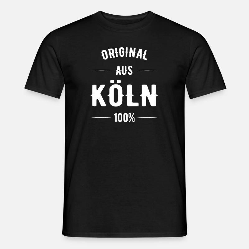 Köln - Männer T-Shirt - Schwarz