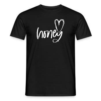 I love you - Männer T-Shirt - Schwarz - Vorne - AI Model Male 178 light (178cm)
