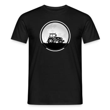 Traktor Erntezeit Traktor-Romantik Erntemaschine - Männer T-Shirt - Schwarz - Vorne - AI Model Male 178 light (178cm)