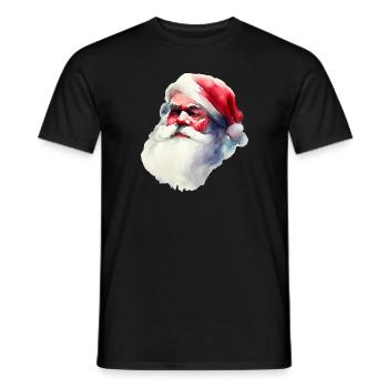 Santa Claus | Weihnachtsmann | Weihnachten - Männer T-Shirt - Schwarz - Vorne - AI Model Male 178 light (178cm)