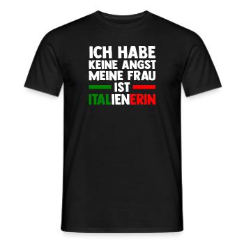 Italia Italian Italian Italy - Men's T-Shirt - black - Front - AI Model Male 178 light (178cm)