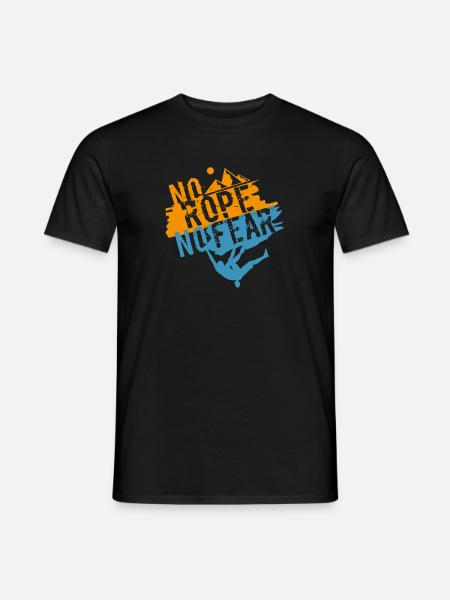 Klettern Climbing Bouldern Shirt - Männer T-Shirt - Schwarz