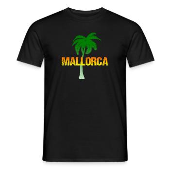 Majorque - T-shirt homme - noir - Devant - AI Model Male 178 light (178cm)