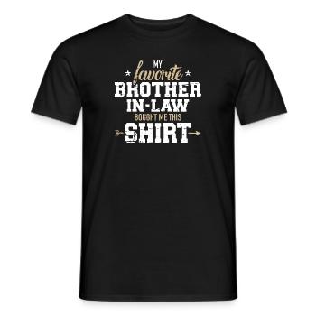 Schwager - Männer T-Shirt - Schwarz - Vorne - AI Model Male 178 light (178cm)