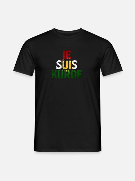 Je Suis Kurde - Männer T-Shirt - Schwarz