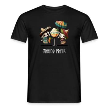 Mexico Fever - T-shirt homme - noir - Devant - AI Model Male 178 light (178cm)
