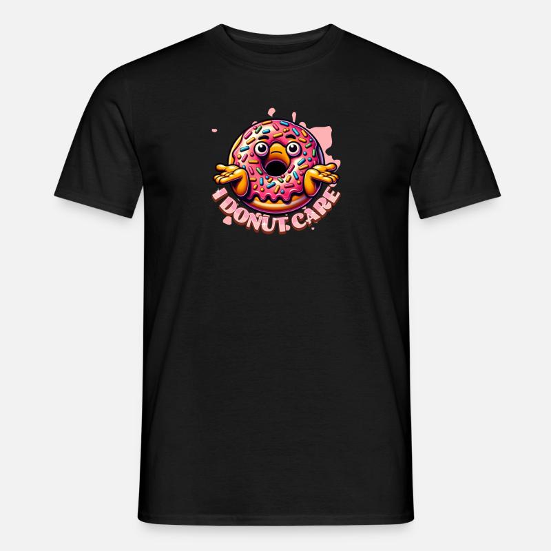 I Donut-Pflege - Männer T-Shirt - Schwarz