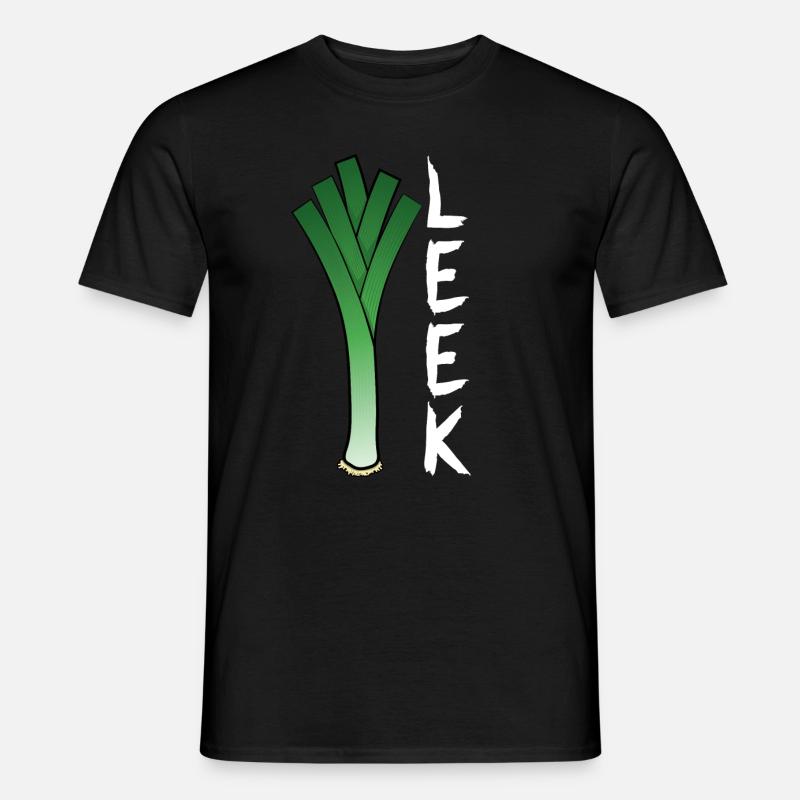 Leek - Männer T-Shirt - Schwarz