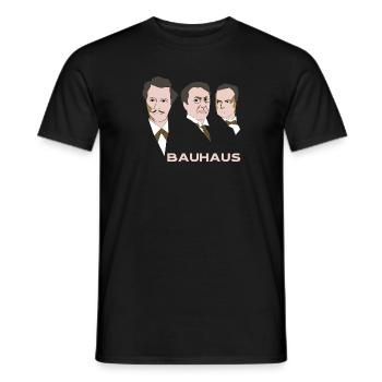 ARTISTES DU BAUHAUS - T-shirt homme - noir - Devant - AI Model Male 178 light (178cm)
