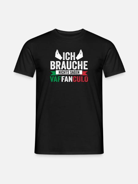 Italy Italian Vaffanculo - Men's T-Shirt - black
