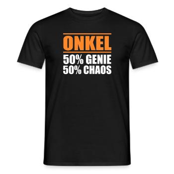 Oncle - T-shirt homme - noir - Devant - AI Model Male 178 light (178cm)
