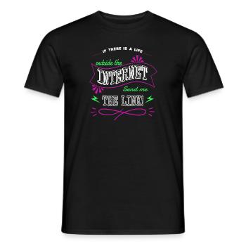 computer science humor funny quote present - Männer T-Shirt - Schwarz - Vorne - AI Model Male 178 light (178cm)