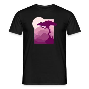 Bonsaiscape - Männer T-Shirt - Schwarz - Vorne - AI Model Male 178 light (178cm)