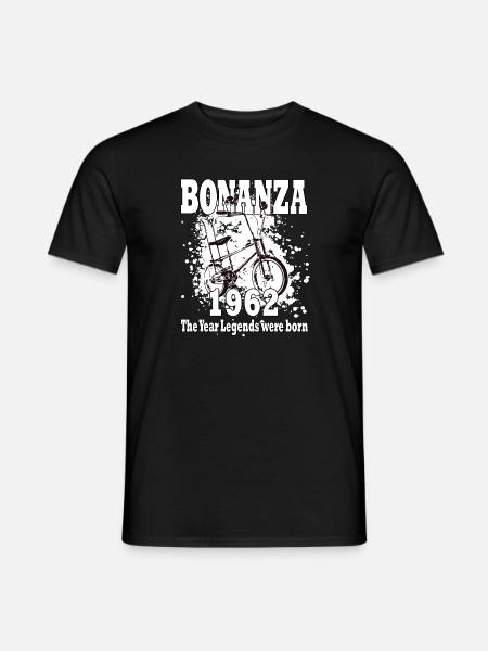 Bonanza 1962 - Geburtsjahr - Bonanzarad - vintage - Männer T-Shirt - Schwarz