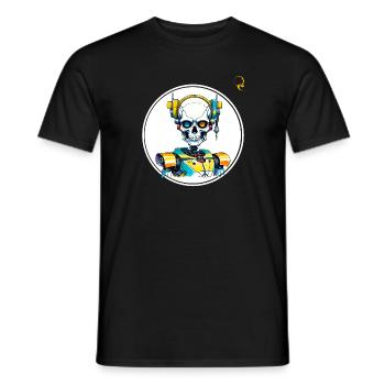 MUSIK FÜR IMMER - Männer T-Shirt - Schwarz - Vorne - AI Model Male 178 light (178cm)
