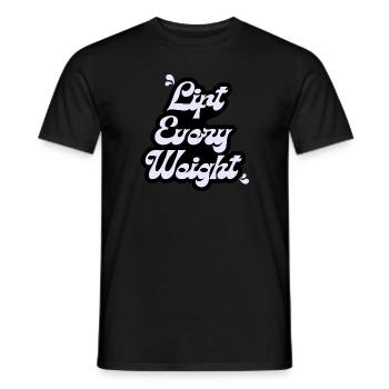 Soulevez chaque poids - T-shirt homme - noir - Devant - AI Model Male 178 light (178cm)