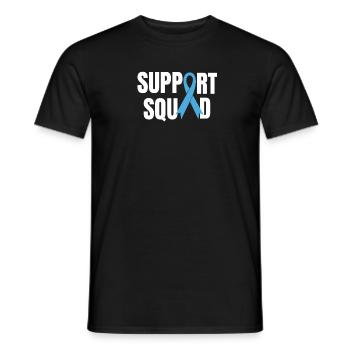 Prostatakrebs Herren Unterstützung Squad Familie Awarene - Männer T-Shirt - Schwarz - Vorne - AI Model Male 178 light (178cm)