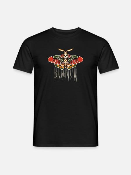 TRADITIONELLE SCHMETTERLING - Männer T-Shirt - Schwarz