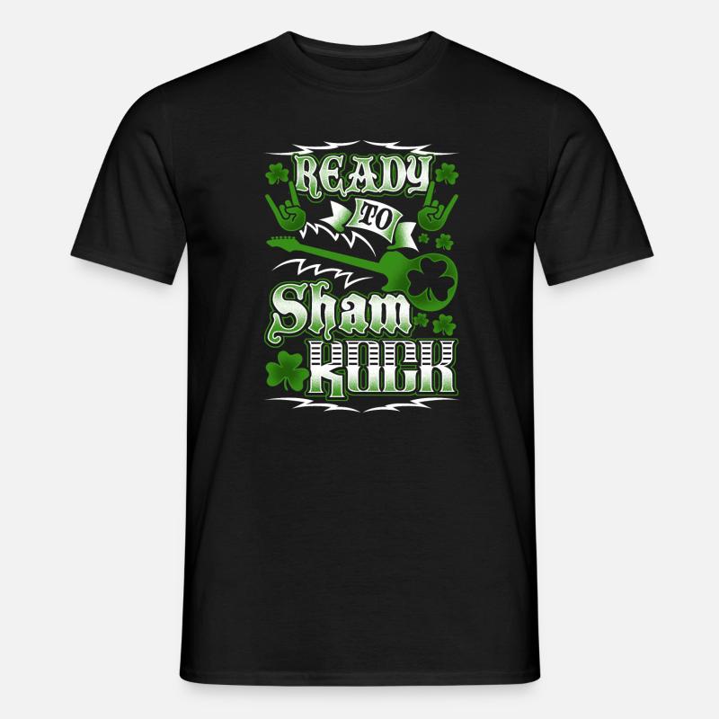 Ready To Shamrock - Männer T-Shirt - Schwarz