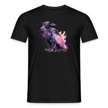 Raven - Men's T-Shirt - black - Front - AI Model Male 178 light (178cm)