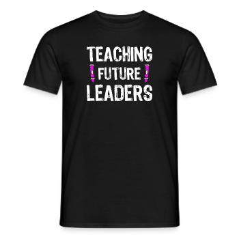 Lehrer Schulalltag Vintage Bildung Unterricht - Männer T-Shirt - Schwarz - Vorne - AI Model Male 178 light (178cm)