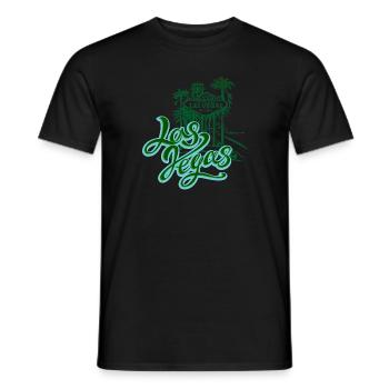 Las Vegas États-Unis Amérique Californie Patriot Travel - T-shirt homme - noir - Devant - AI Model Male 178 light (178cm)