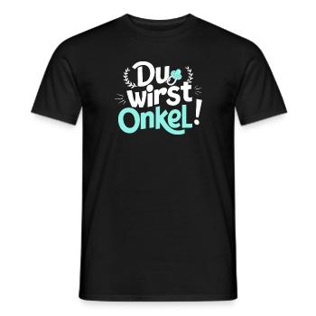 Du wirst Onkel Baby Junge! Überraschung - Männer T-Shirt - Schwarz - Vorne - AI Model Male 178 light (178cm)