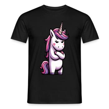 Licorne Licorne Fan Licorne Amoureux de la licorne - T-shirt homme - noir - Devant - AI Model Male 178 light (178cm)