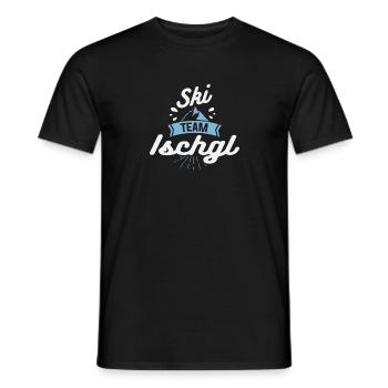 Apres Ski Team Ischgl - Männer T-Shirt - Schwarz - Vorne - AI Model Male 178 light (178cm)