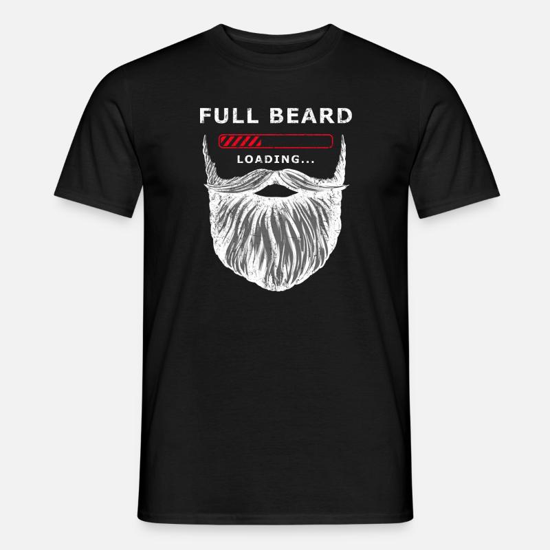 Full beard loading - Männer T-Shirt - Schwarz