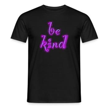 be kind retro - Männer T-Shirt - Schwarz - Vorne - AI Model Male 178 light (178cm)