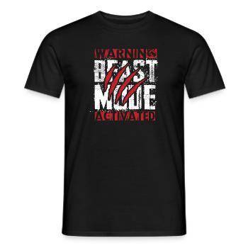 Beast Mode Dunkel coole shirts ch / at - Männer T-Shirt - Schwarz - Vorne - AI Model Male 178 light (178cm)
