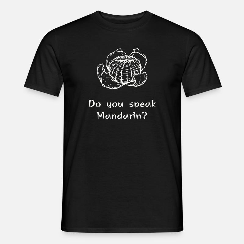 Mandarin - Chinesisch at it's best! - Männer T-Shirt - Schwarz